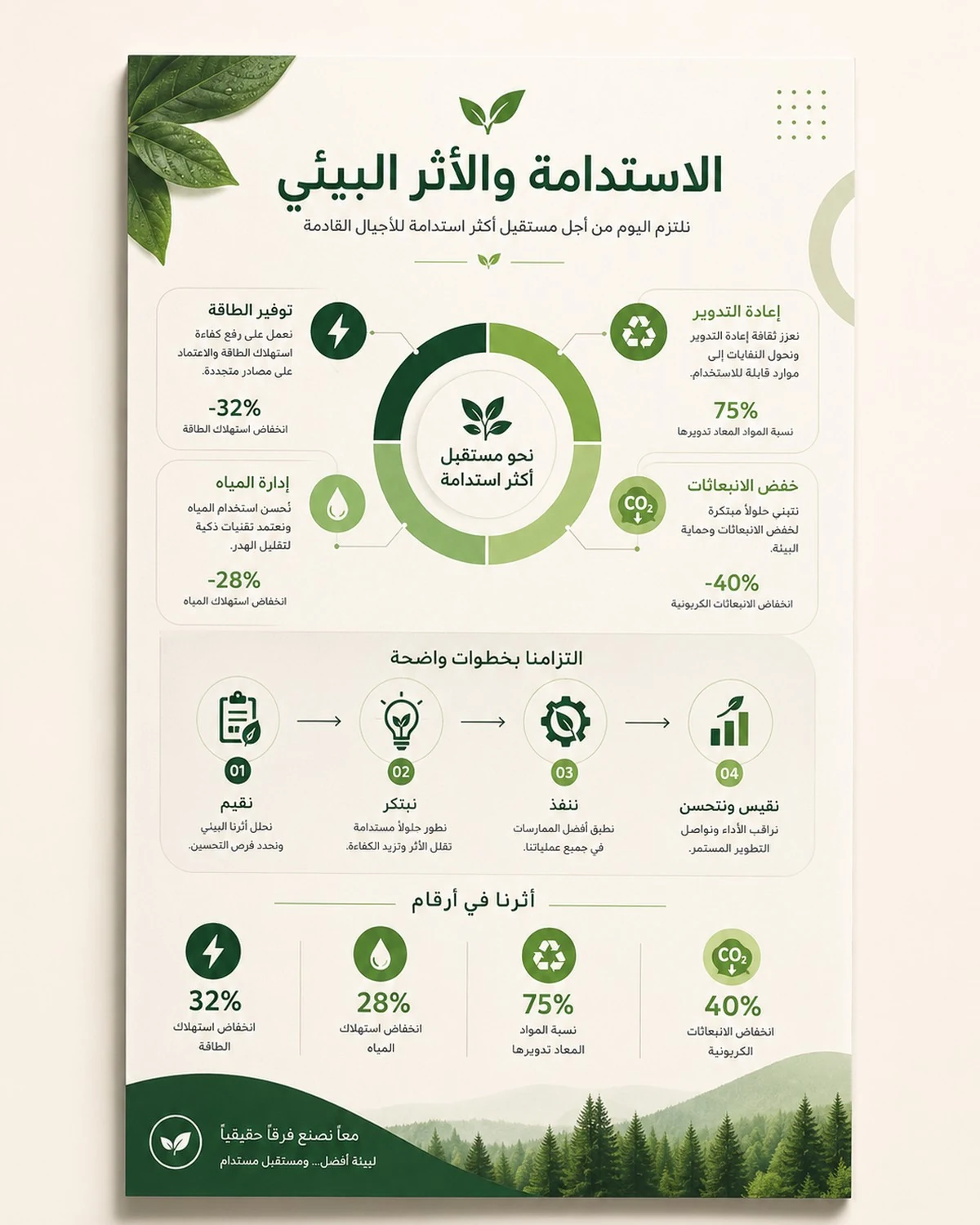 الاستدامة والأثر البيئي