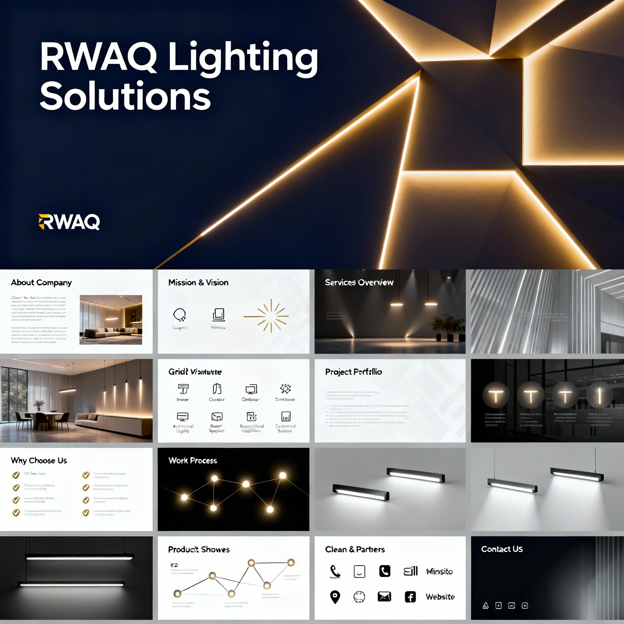 بروفايل RWAQ للإضاءة